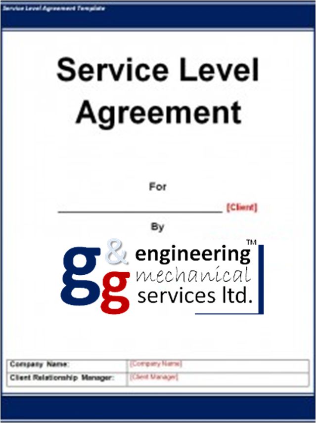 Service level agreement