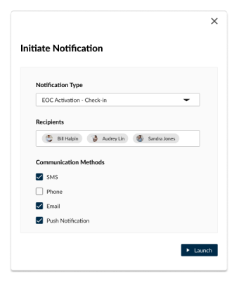 Mass notification software.