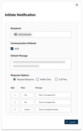 Mass notification software.