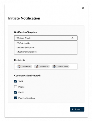 Mass notification software.