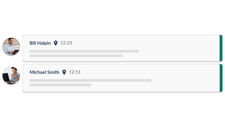 Veoci chat comments.