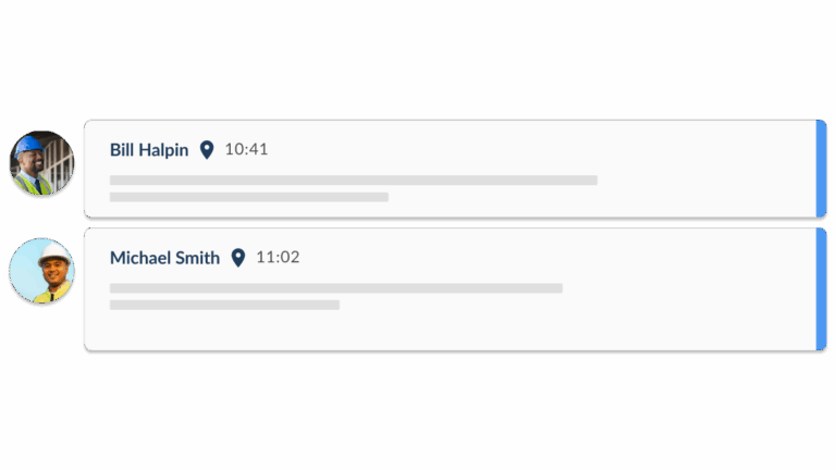 Veoci chat comments.