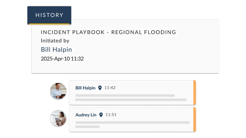 Crisis incident management software for resilience.