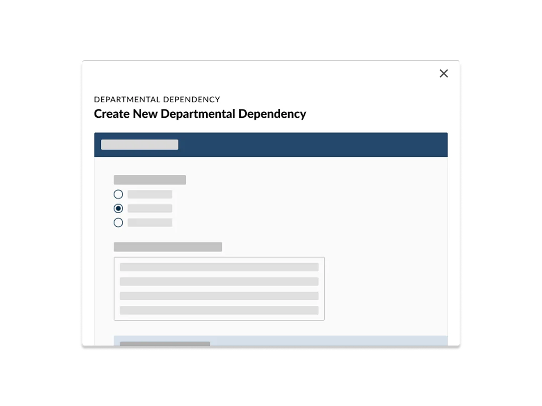 Dependency management software for business continuity.