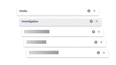 Case management investigation and resolution Veoci workflow.