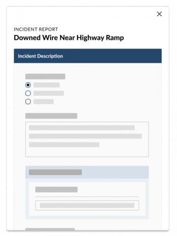Daily operations and incident response software for utilities.