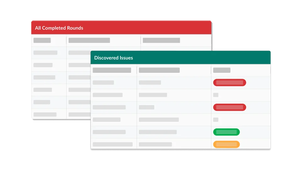 EOC rounding software for healthcare.