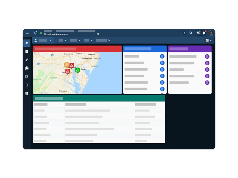 Situational awareness software for healthcare.