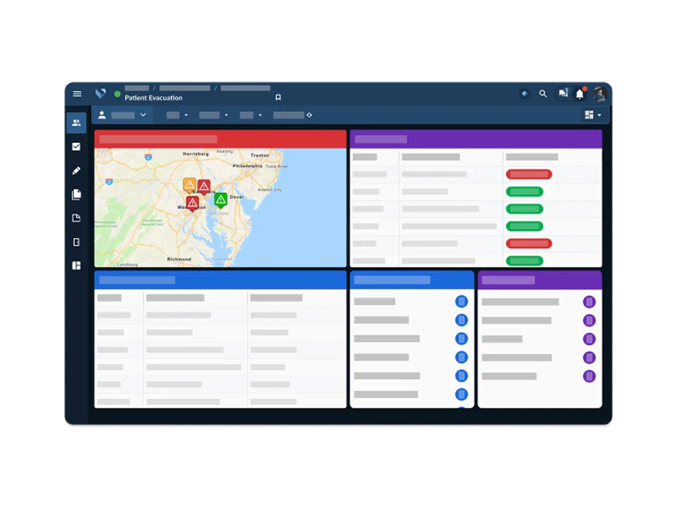 Patient evacuation management software.