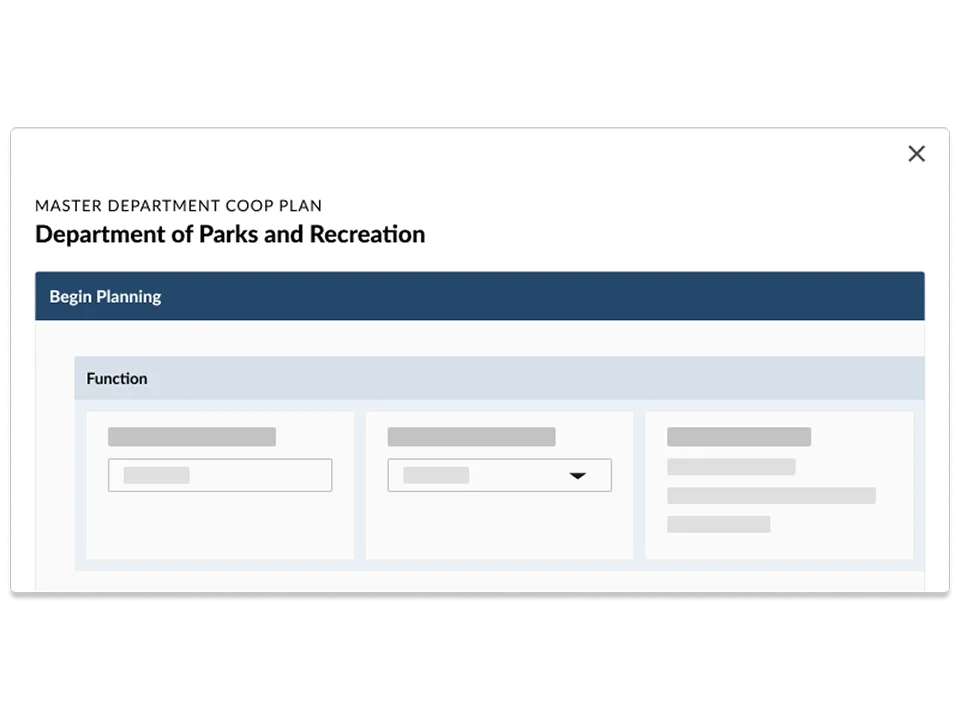 Continuity of government software.