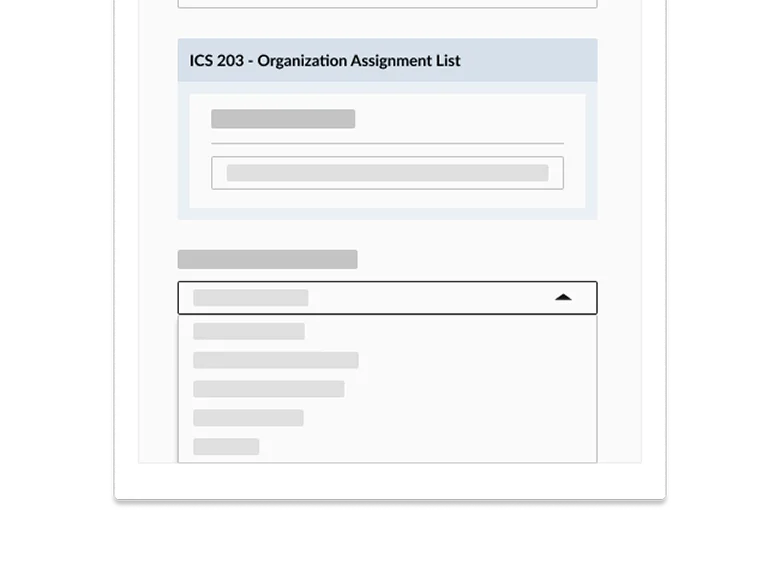 Incident action plan builder & ICS forms for government.