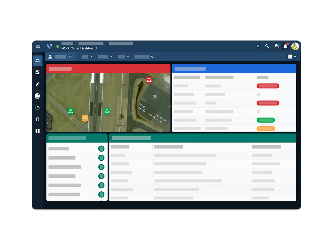 Work order management software for airports.