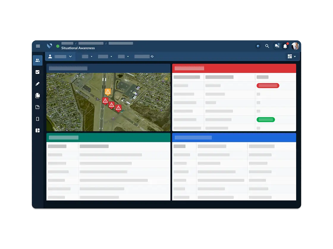 Emergency management solutions for airports.