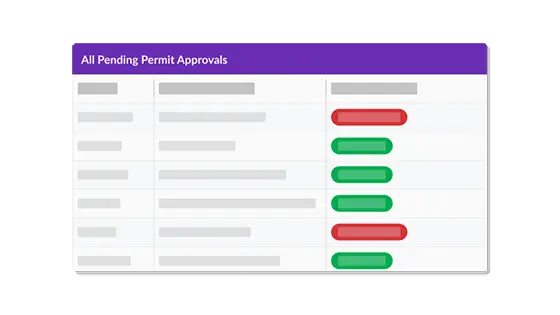 Permit and badging management software for airports.