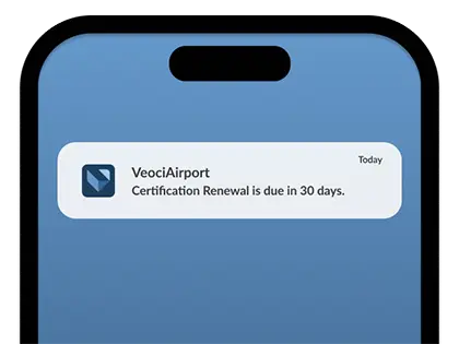 Training record management software for airports.