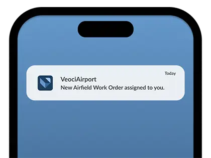 Work order management software for airports.