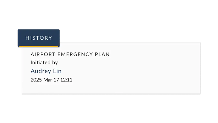 Emergency management solutions for airports.