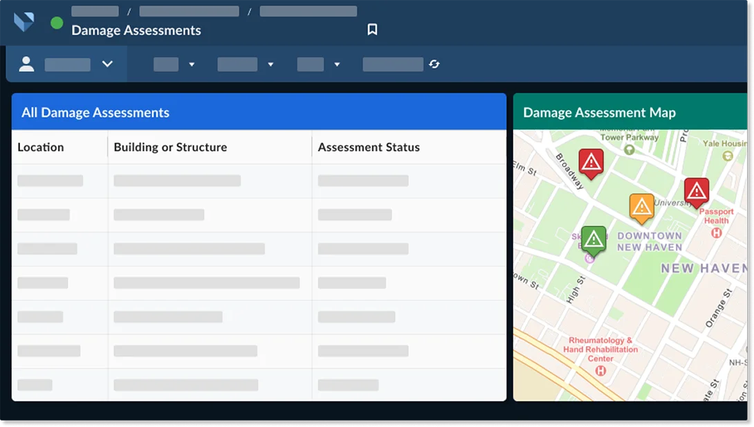 Higher education damage assessment software.