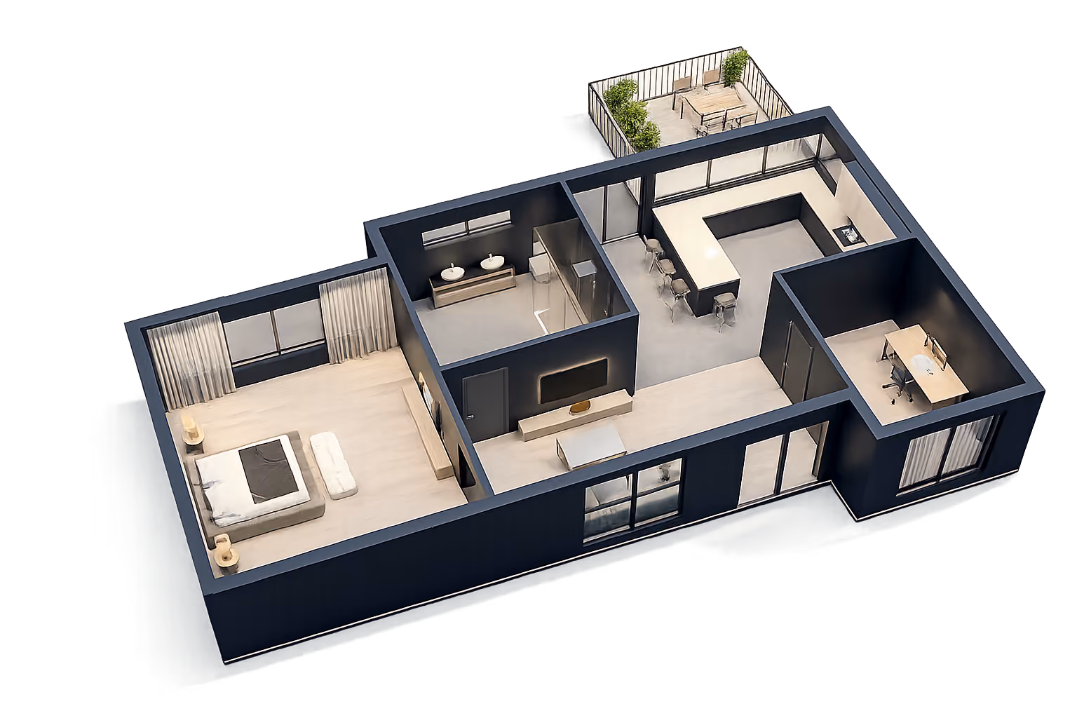 E3R apartment floor plan