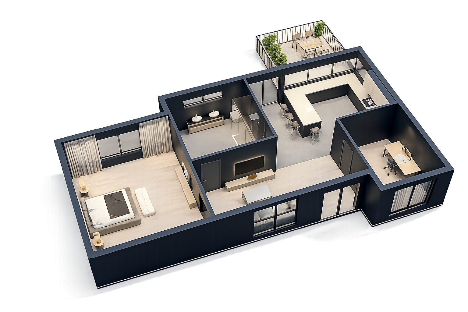 E3R apartment floor plan