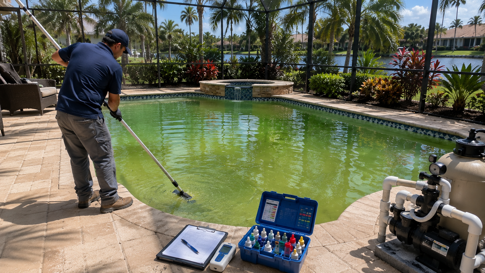 Green Pool Recovery: What West Palm Beach Homeowners Need to Know