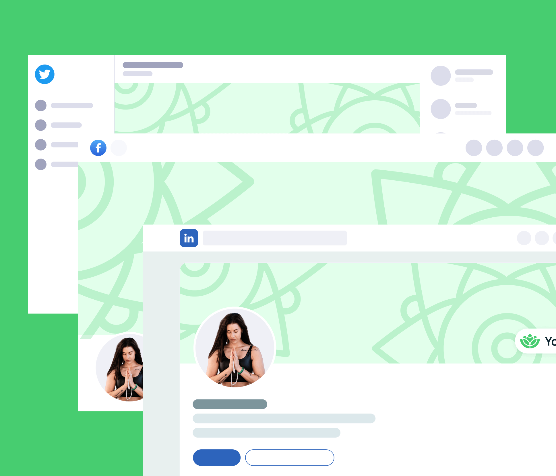 Yogi - Social Media Assets - Wellness Webflow Template