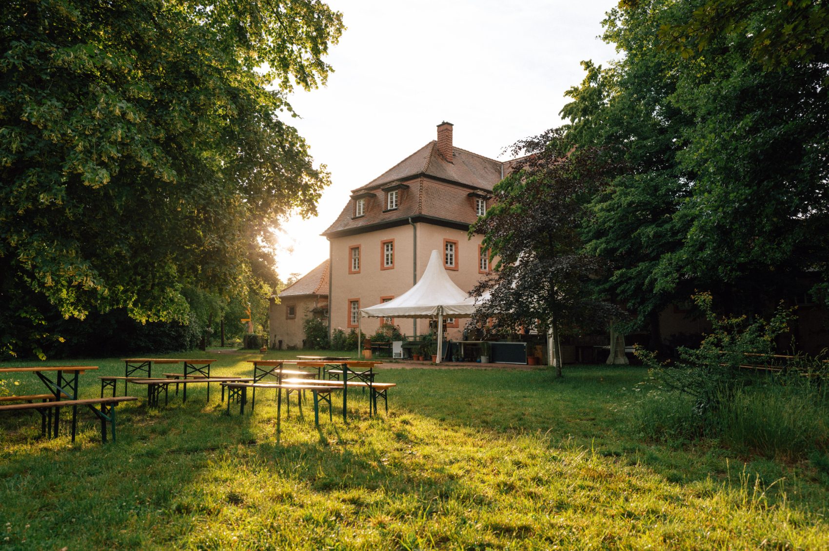 Hofgut Patershausen im Abendlicht