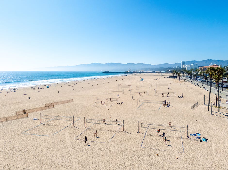 Experience Santa Monica Beach Volleyball Culture