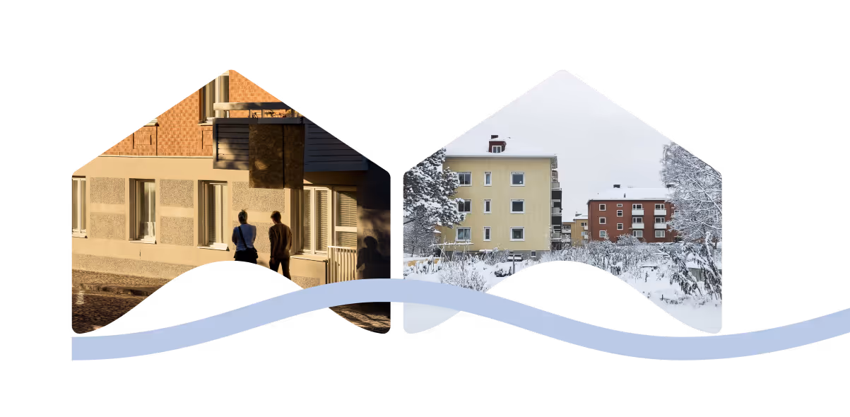 Swedish apartment complex with Algeno climate optimization
