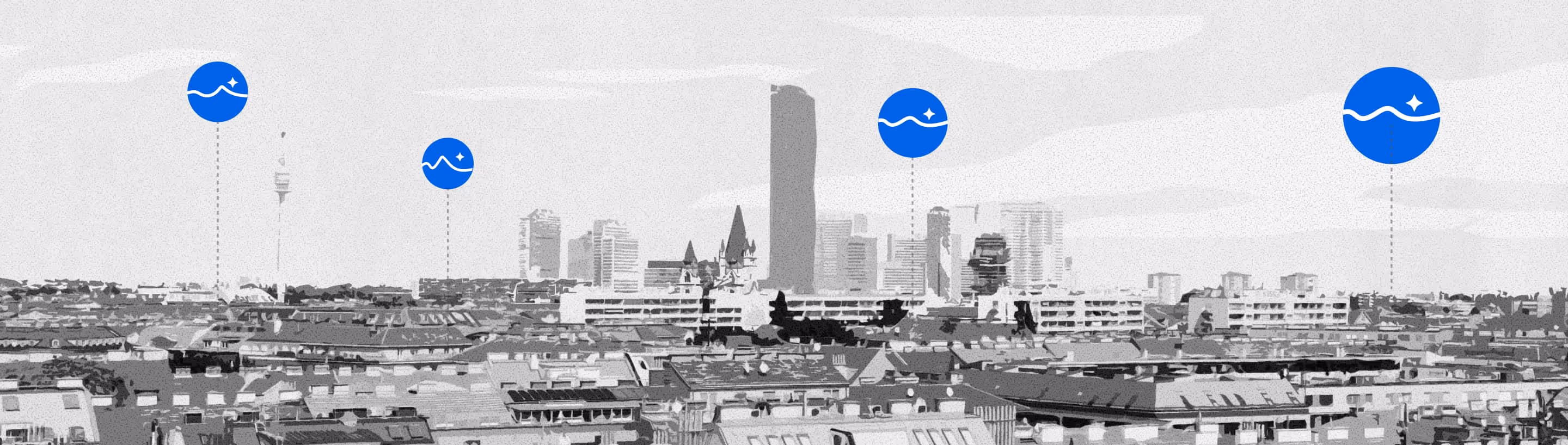 Urban apartment buildings with Algeno energy management