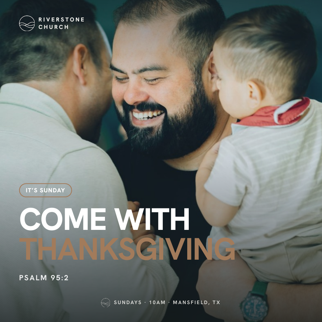 Riverstone Church social post: Sunday gathering