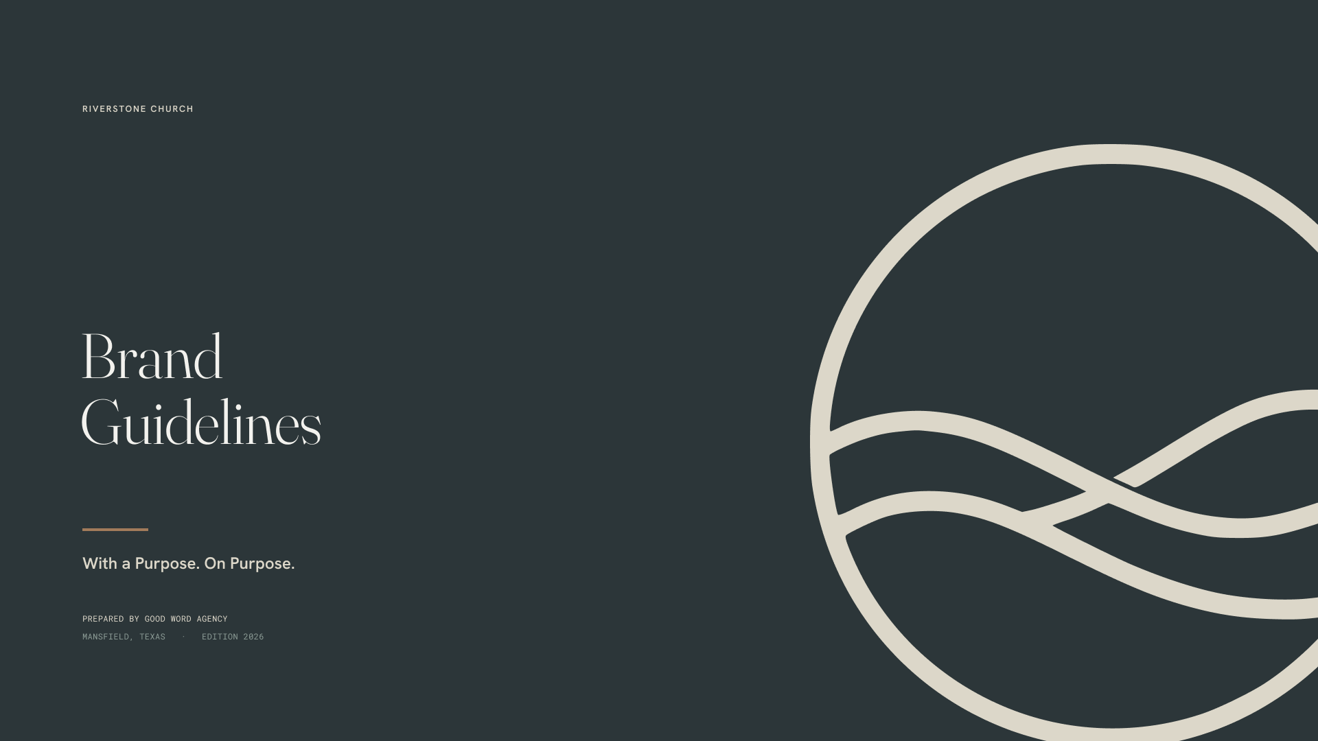 Riverstone brand guideline page (placeholder)