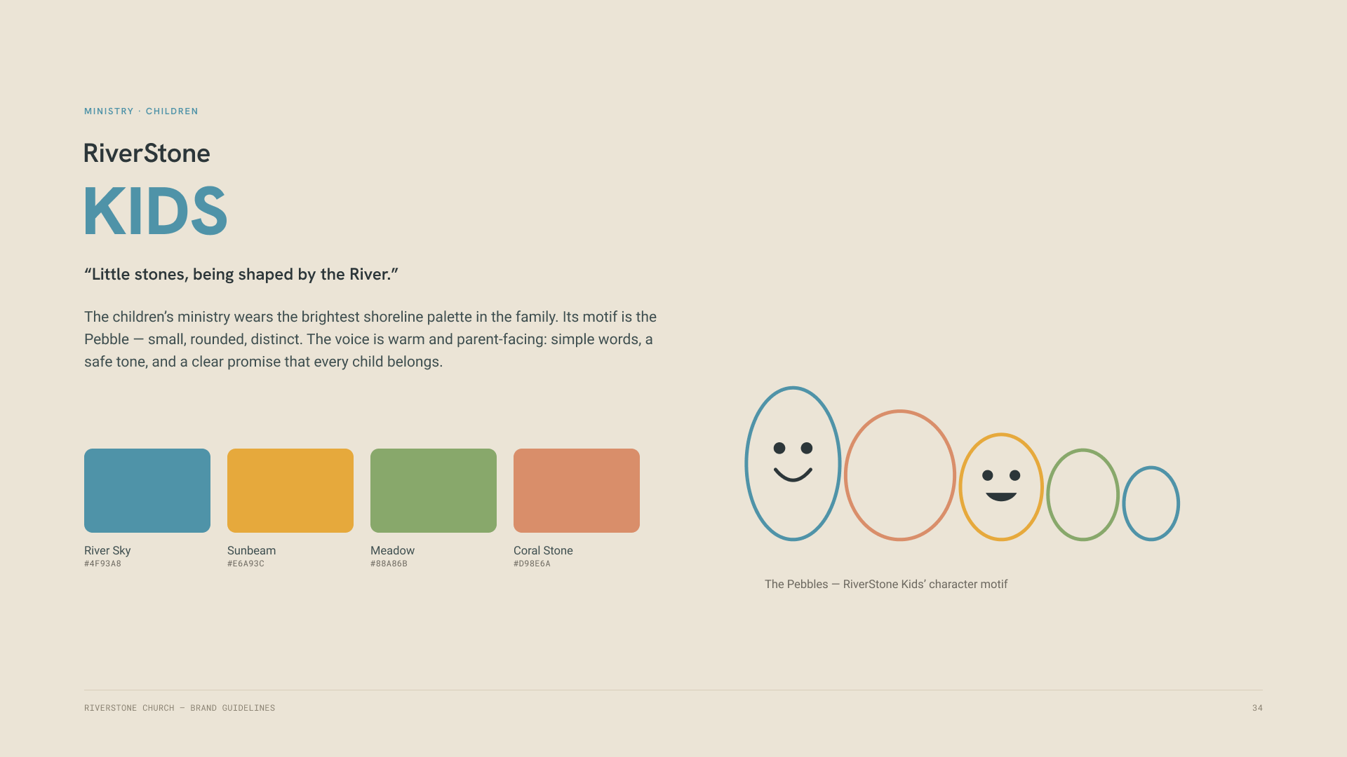 Riverstone brand guideline page (placeholder)