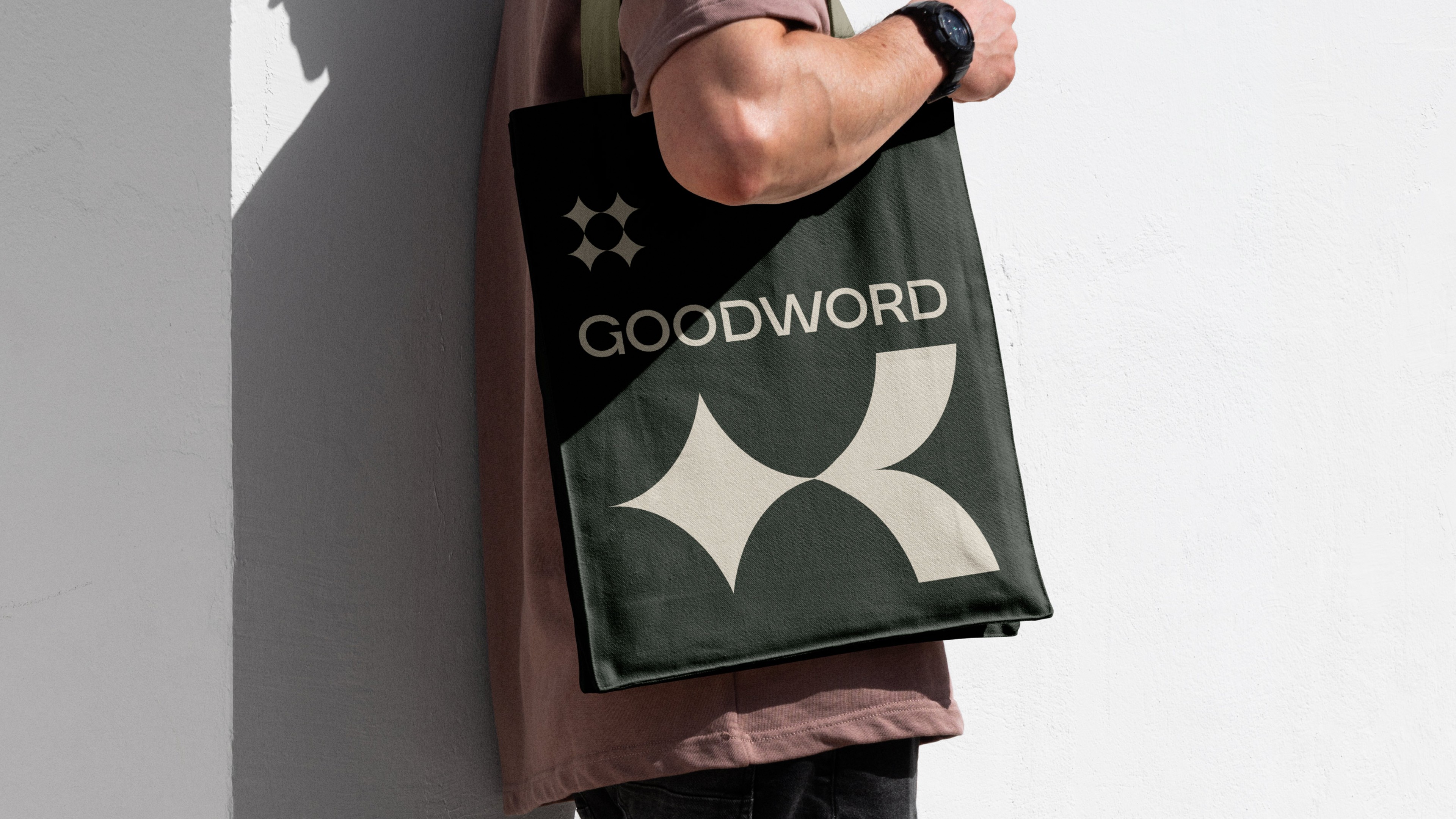 Good Word brand application: Tote bag