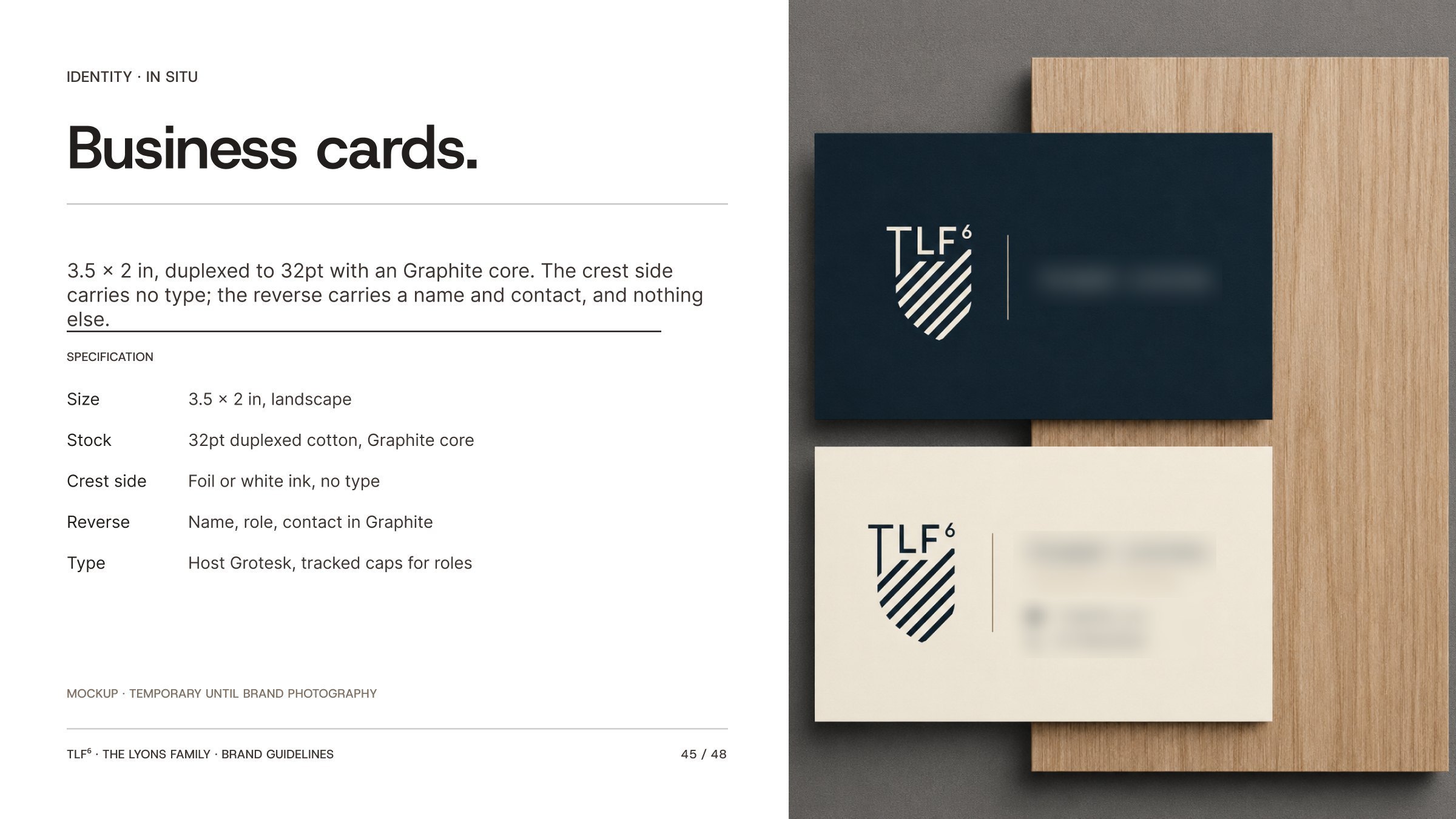 TLF6 business card mockup
