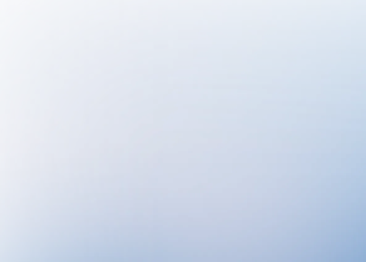 Soft pale blue gradient background.