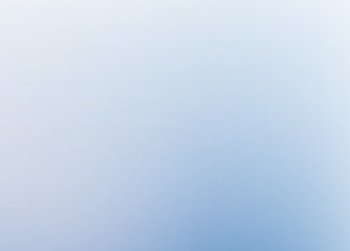 Soft light blue gradient background with subtle texture.