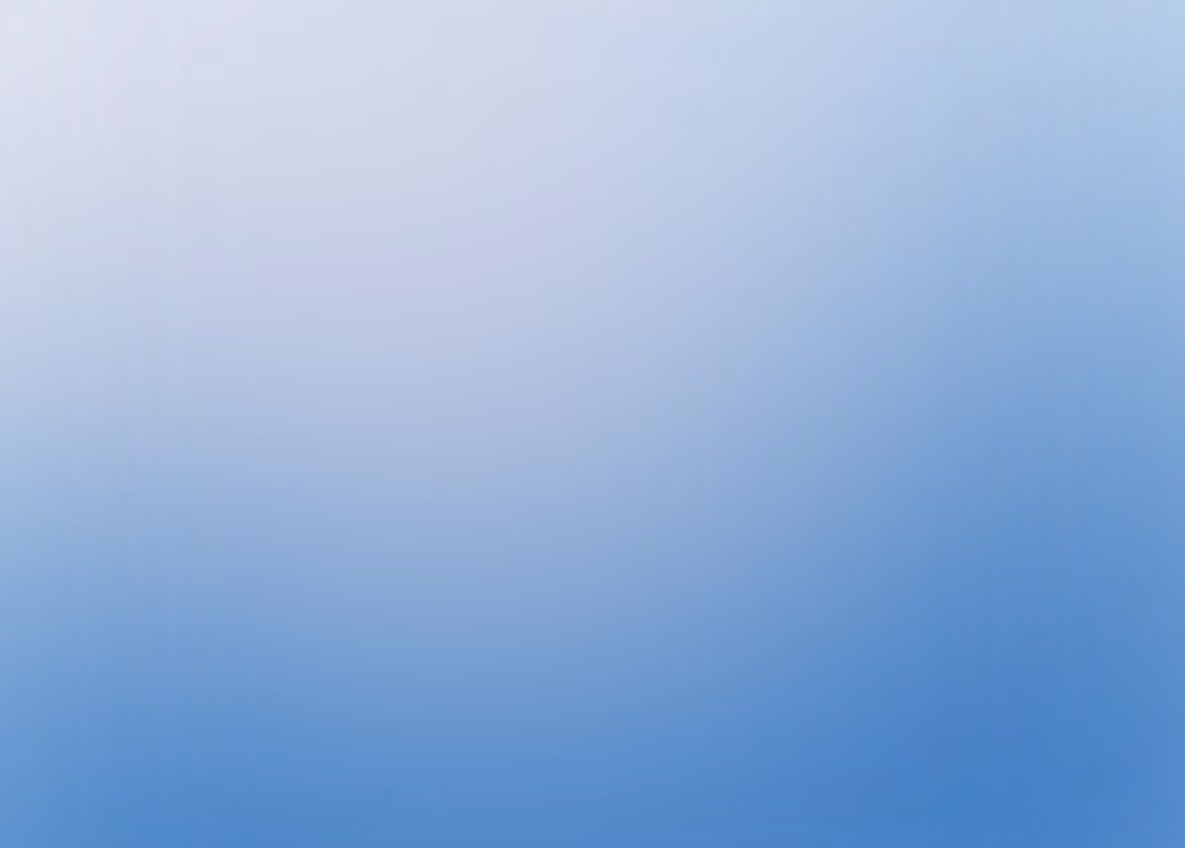 Smooth light-to-dark blue gradient background.