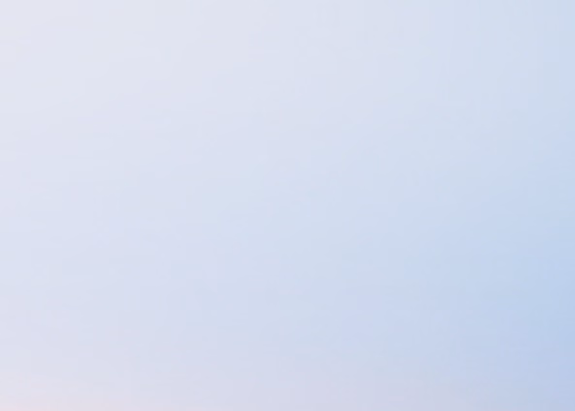 Soft blue-to-lavender gradient background.