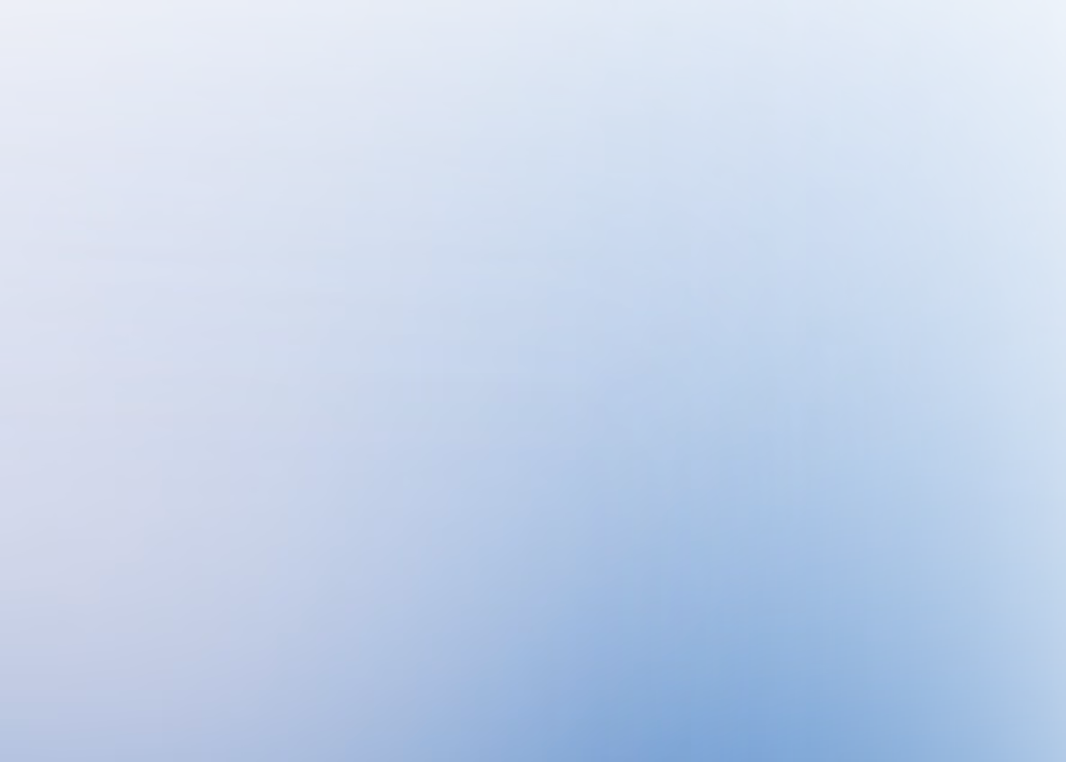 Soft pale blue gradient background with a subtle diagonal light streak.