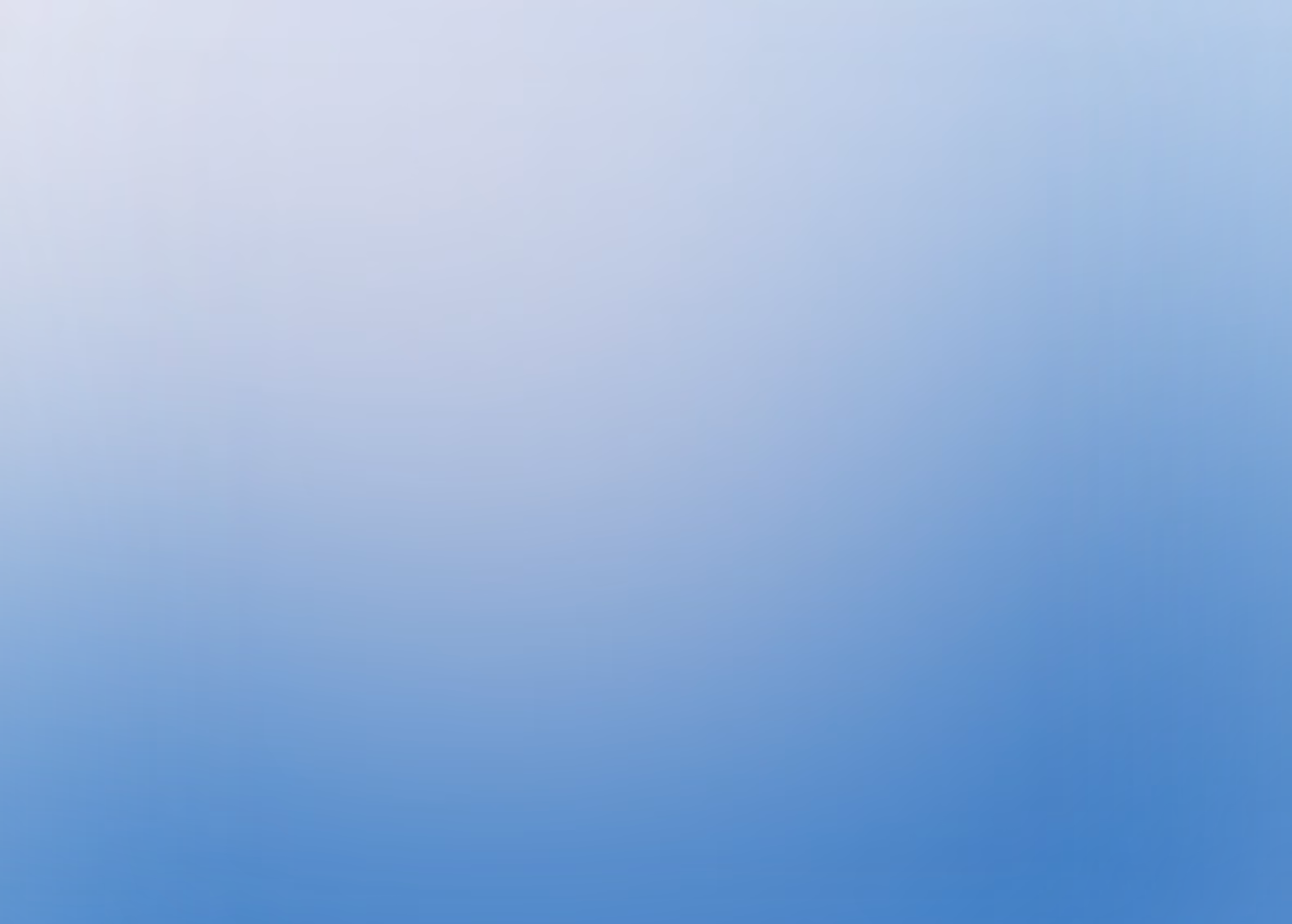 Smooth solid blue diagonal gradient background with no wave shape.