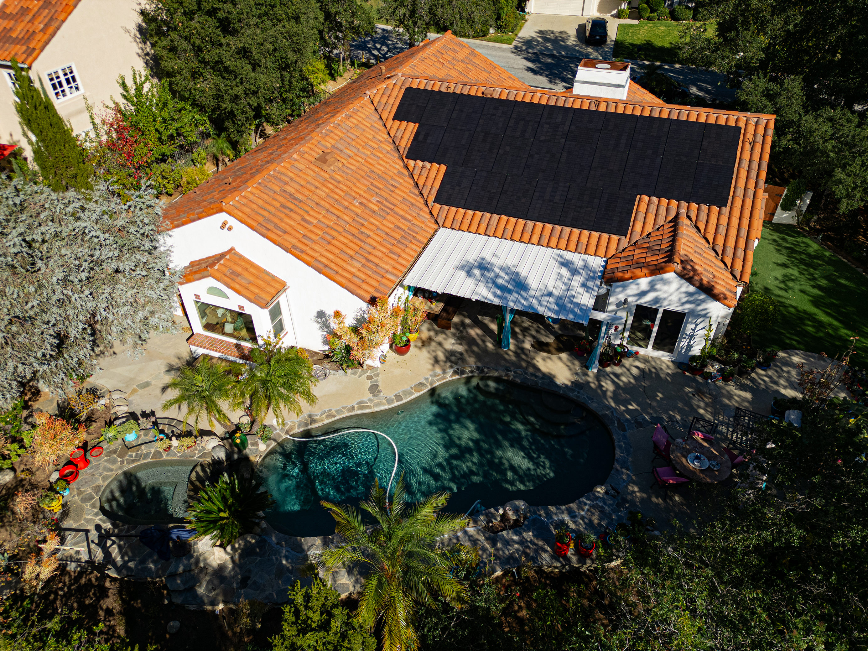 Spanish tile roof