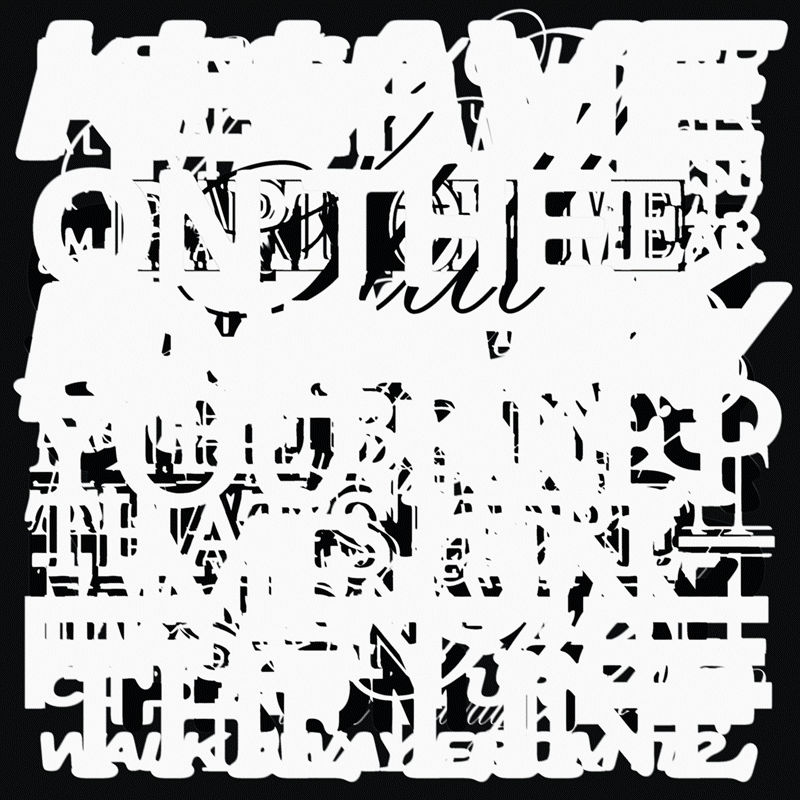 Hanna Benn & Deantoni Parks - The Line lyric artwork