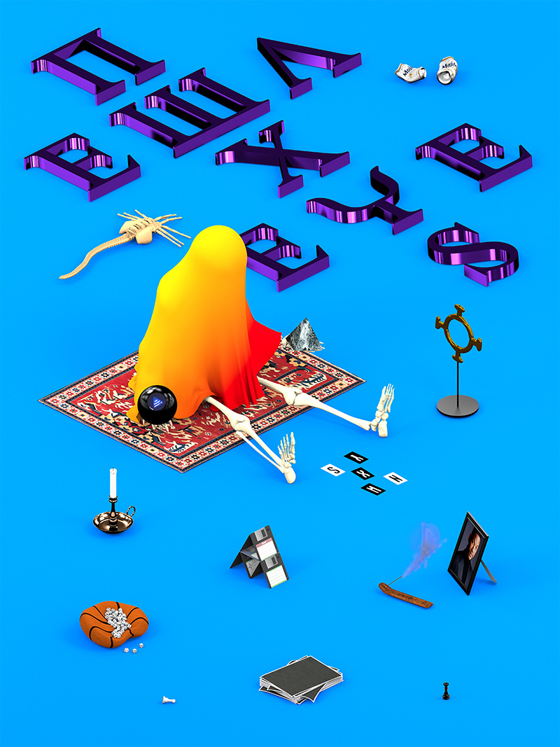 Newaxeyes 3D poster graphic