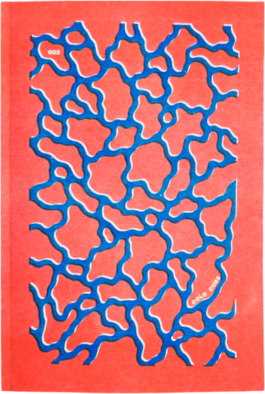 Cold Cube Anthology #3 cover and risograph artworks