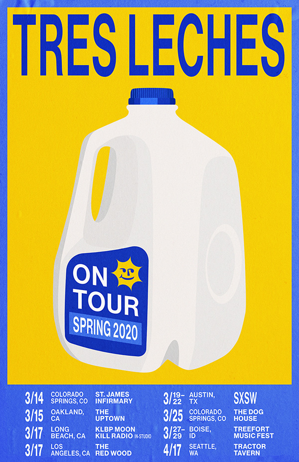 Tres Leches tour poster