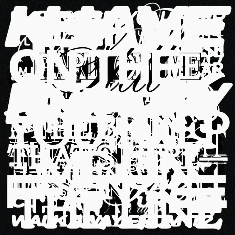 Hanna Benn & Deantoni Parks - The Line lyric artwork