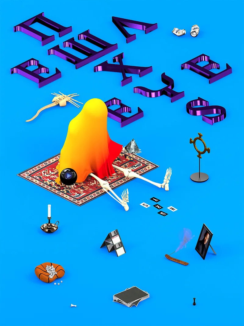 Newaxeyes 3D poster graphic