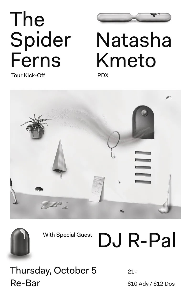 The Spider Ferns, Natasha Kmeto, DJ R-Pal @ Re-Bar
