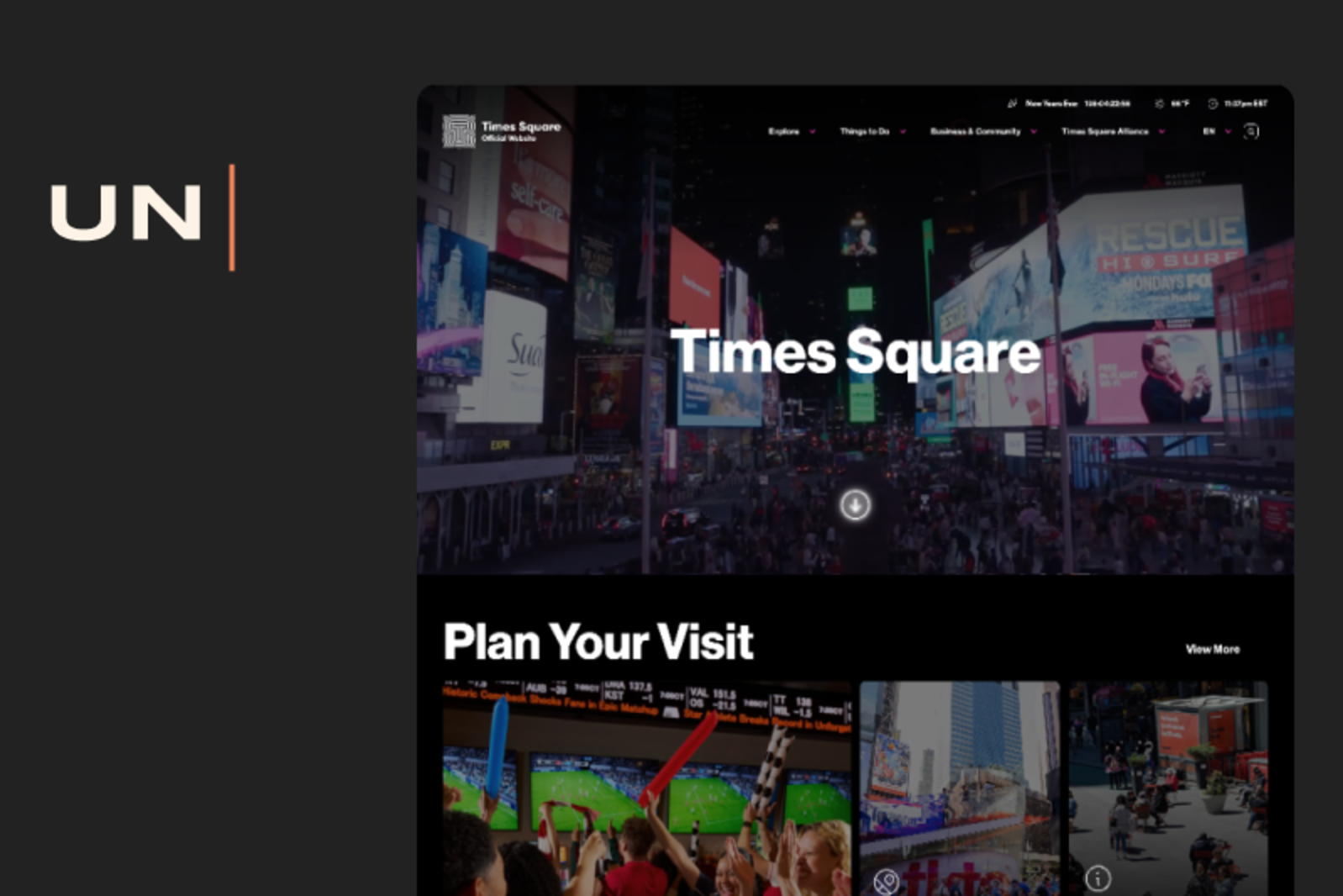 Times Square New York - Made in Webflow thumbnail